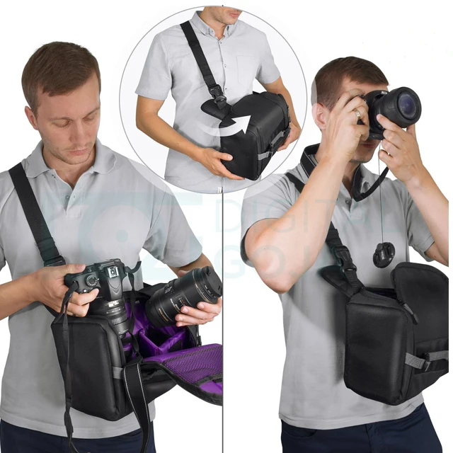 Fashion Stylish Design Outdoor Bag Photo Personalized Sling Camera Bag