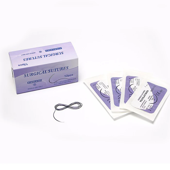 
 Хирургические нити 910 с иглой из синтетического материала  
