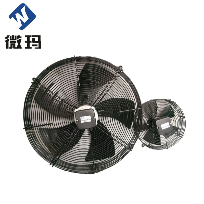 China fastener supplier 450mm Metal Blade AC Compact Fan axial fan efficiency
