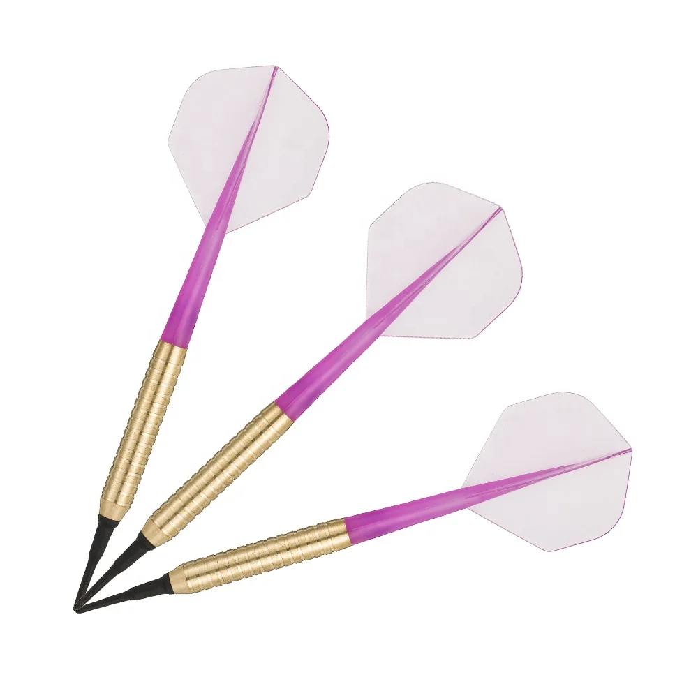 
Cheap darts 16.5g Soft Tip Brass darts with Colorful Flights for Electric Dart Board 