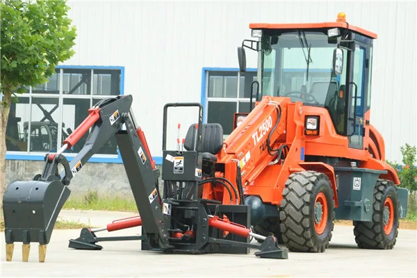 Горячая 4wd мини сельскохозяйственной TL2500 сад сельскохозяйственный тягач с фронтальным погрузчиком и обратной лопатой