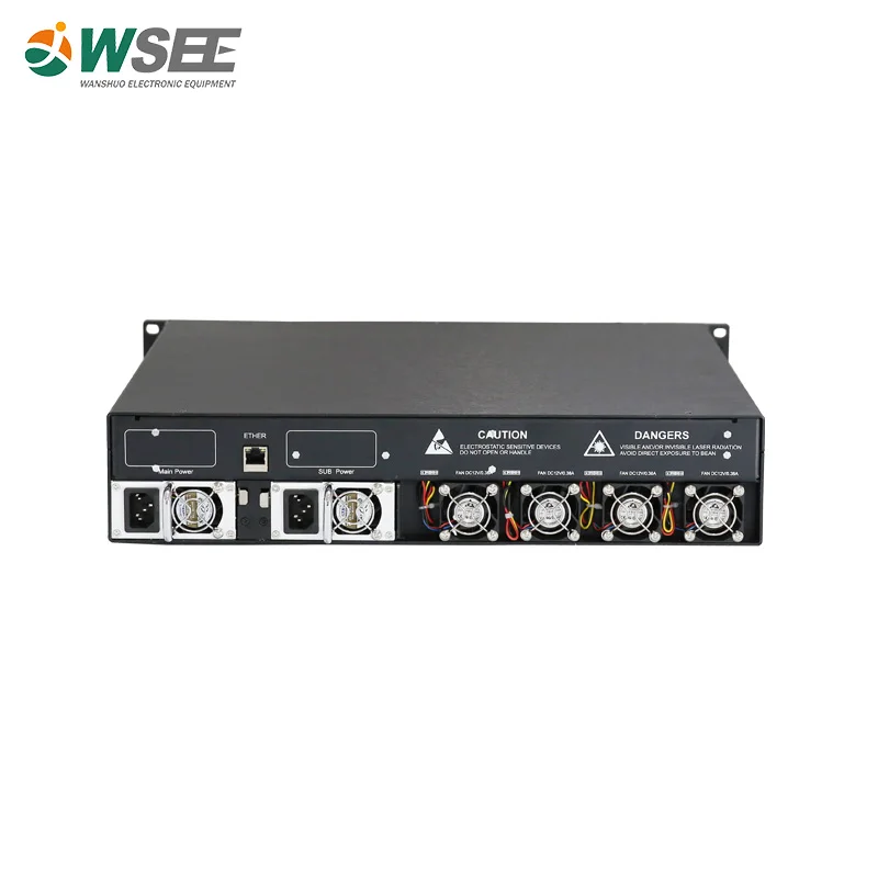 FTTH High Power Cable TV WDM EDFA 16 Port for PON OLT