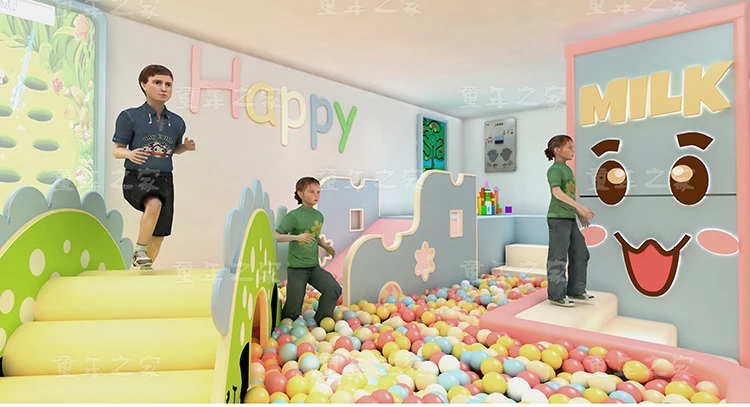 kids toys indoor playground entertainment center amusement park indoor play house