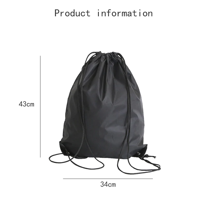
Custom Print Logo Promotion Gifts Bag Waterproof Drawstring Backpack Wholesale Cheap 210d Polyester Drawstring Bag 