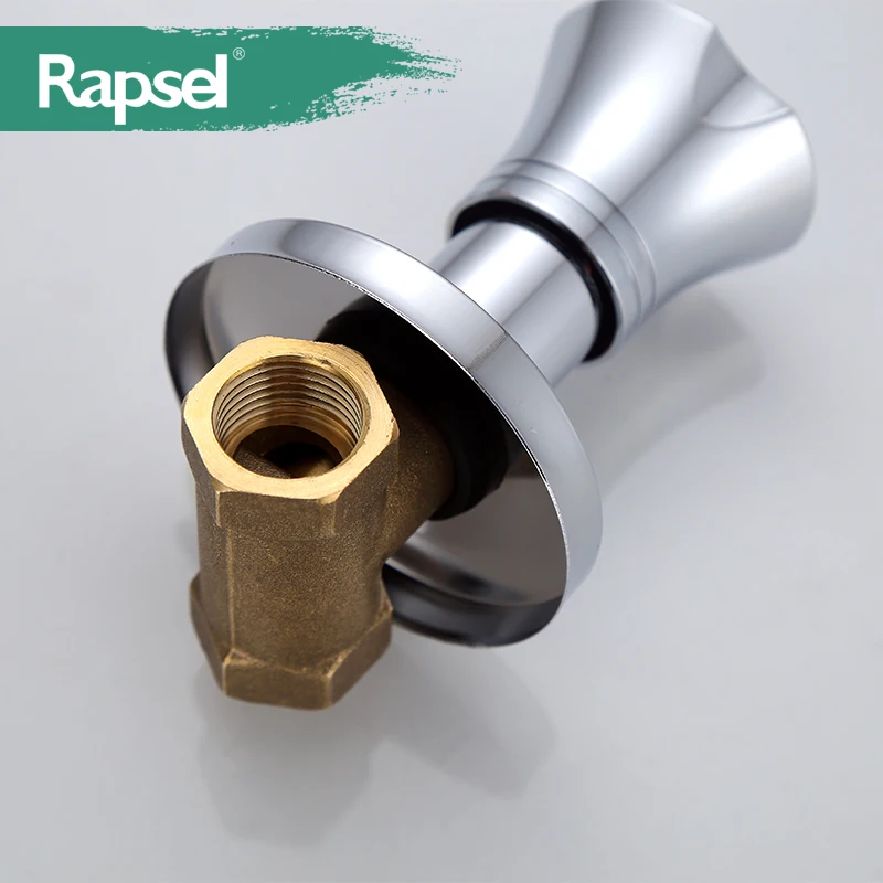 China Factory Rapsel Bathroom Kitchen Faucet Accessories Brass Stop Valve