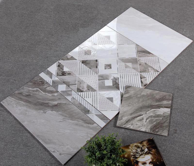 White Ceramic Calacatta Tile Bathroom and Kitchen Ceramic Tile 300x600mm