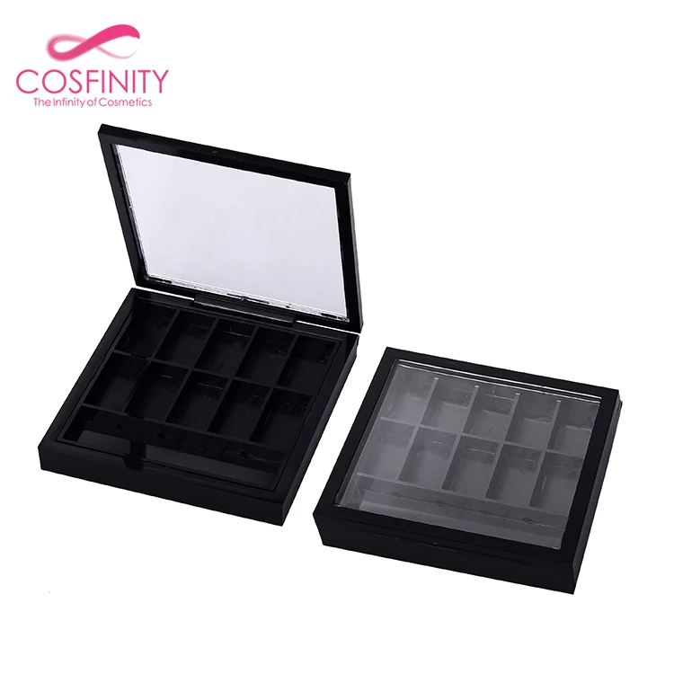 Multifunction loose compact powder case empty eyeshadow palettes packaging empty eyeshadow palette