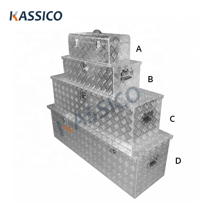 
Waterproof Metal Toolbox Aluminum Pickup Trailer Truck Tool Box 