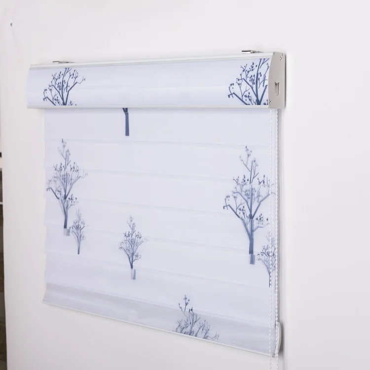 3D полосатые роликовые жалюзи HaoYan day night