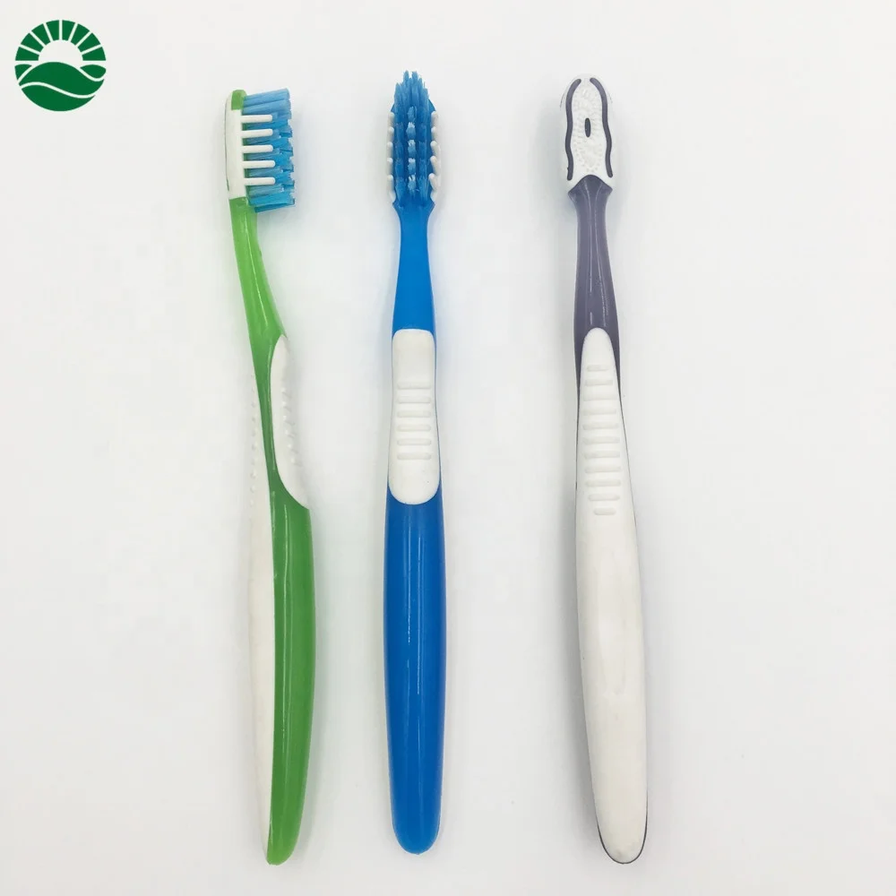 
Big size handle across nylon bristle adult toothbrush from China toothbrush factory 