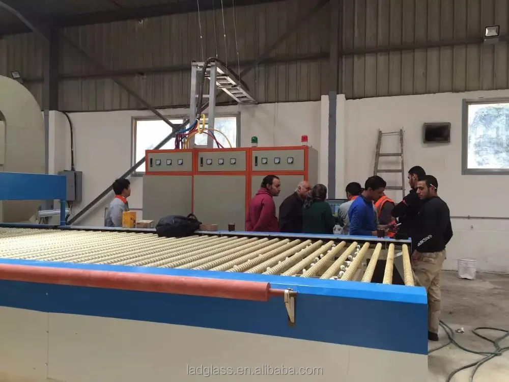 Производственная линия плоского закаленного стекла CE