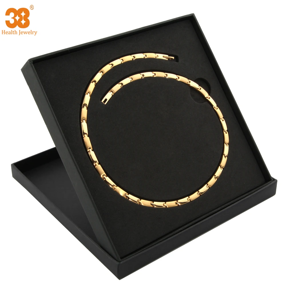 Classic gold necklace designs health pain relief women jewelry