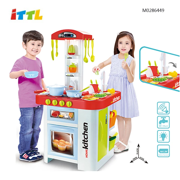 Hot pretend play toys kitchen set toy eco-friendly play set