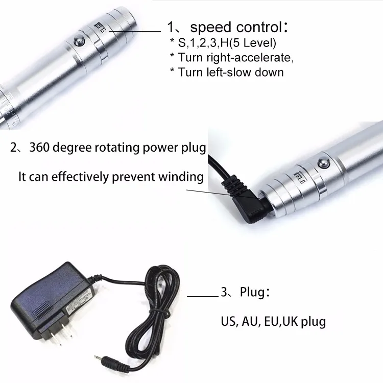 Electric Tattoo Gun permanent makeup digital tattoo machine with CE&ROHS