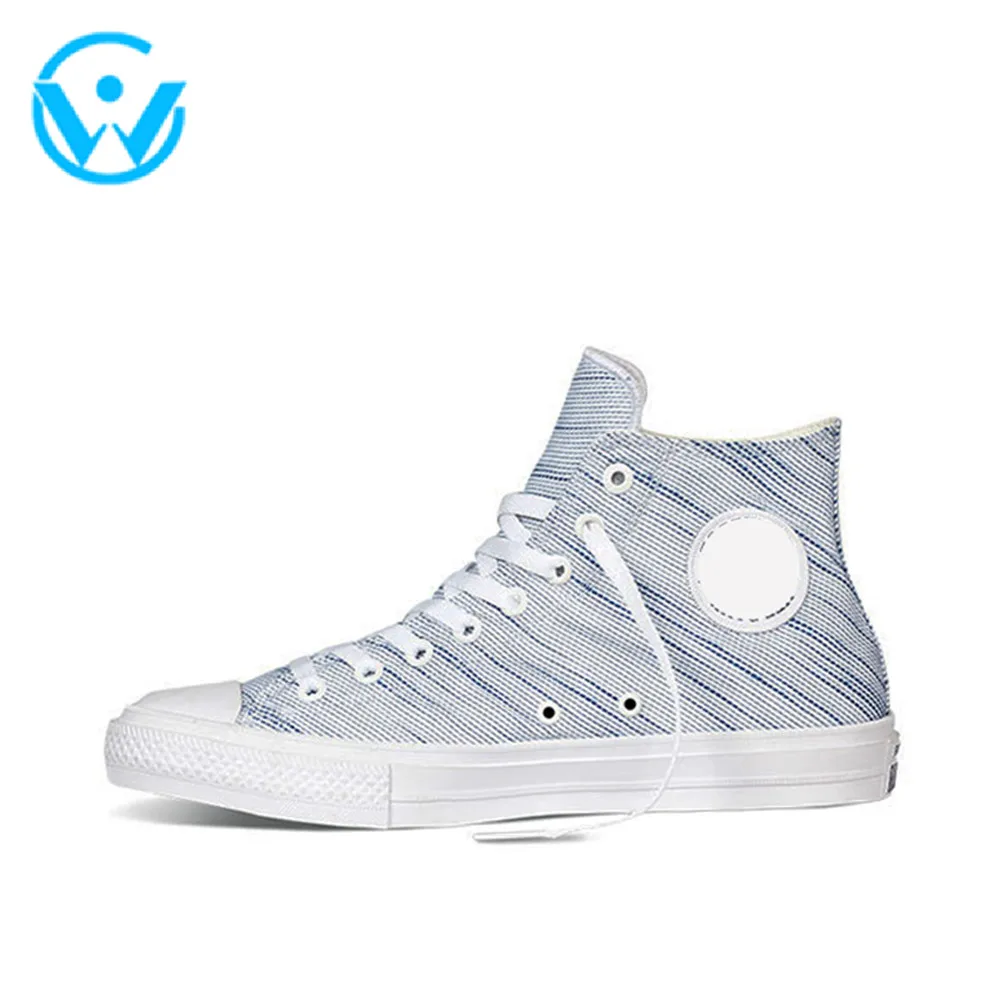 Fashion lines high cut lovers casual canvas shoes