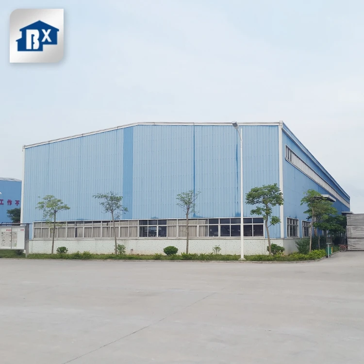  Большой пролетный стальной строительный склад/Заводская Строительная рама с сэндвич-панелями сборная стальная конструкция склад