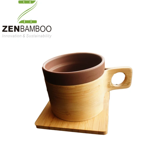 Modern design table placemat square bamboo wooden coaster