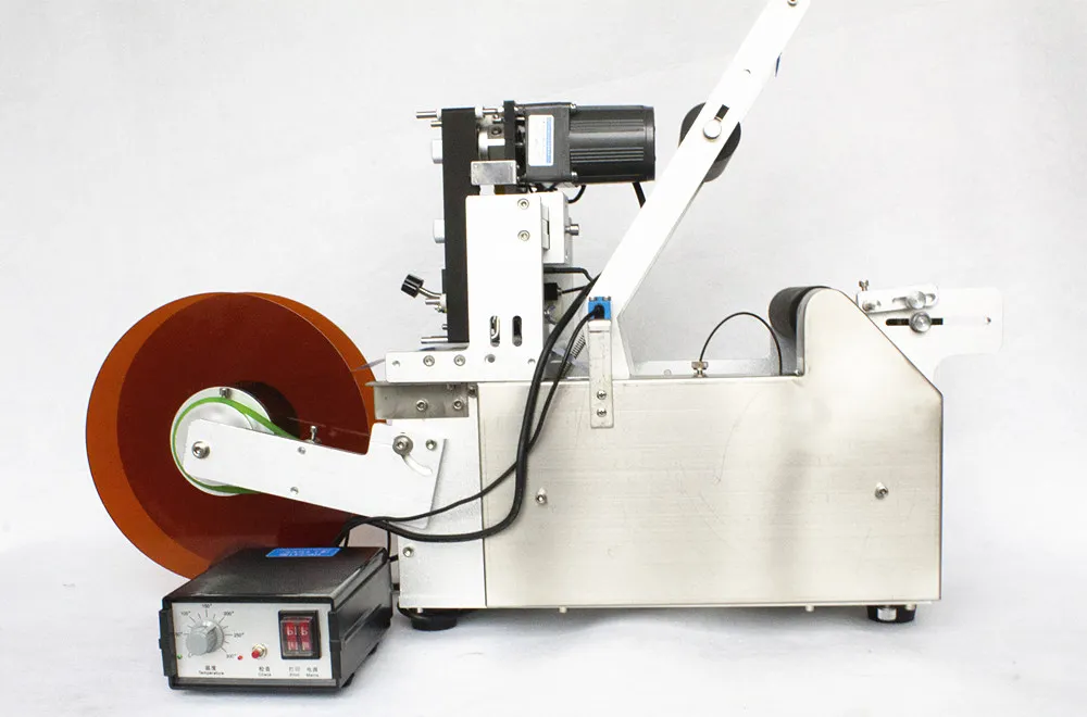 MT-50C Round Bottle Sticker Labeling Machine Adhesive Sticker Waterproof Metal Bottled Lianyuan