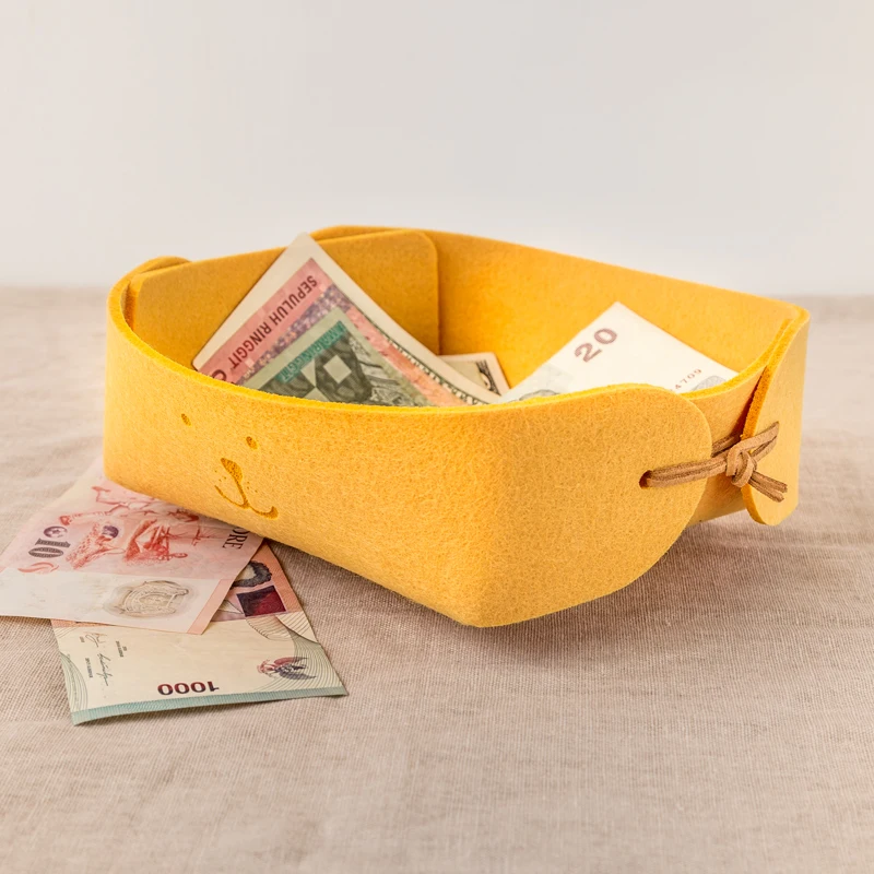 Free Sample Low Freight Cost Felt Desk Organizer