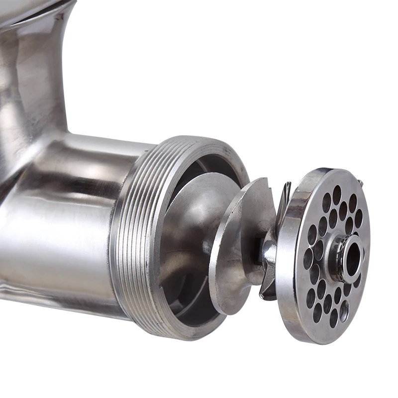 Stainless Steel Commercial 12 22 0.85Kw 1.1Kw Table Top Frozen Meat Mincer Mincing Grinding Machine Electric Meat Grinder