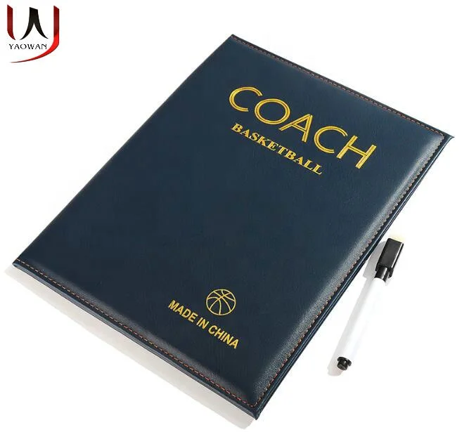 
Wholesale foldable basketball coaching teaching tactics board with pen and eraser 