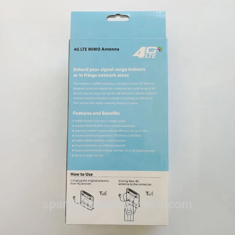 4g lte external antenna for huawei router b315  B310s with sma ts9 crc9 1900/2300MHz mimo