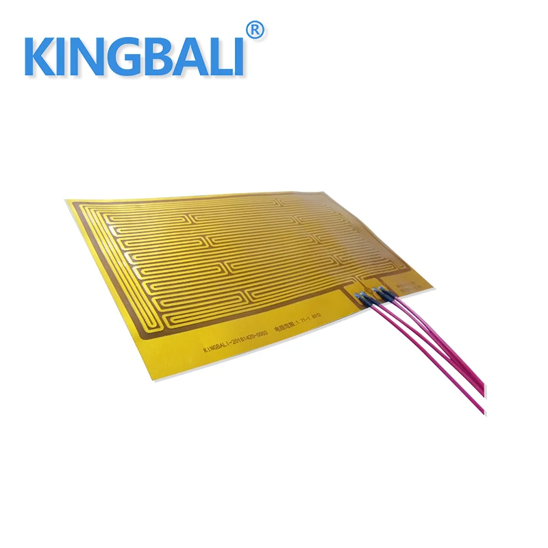 Anti-corrosion High Temperature Resistance Electric Soft Film Heaters for Aircraft PI heating film