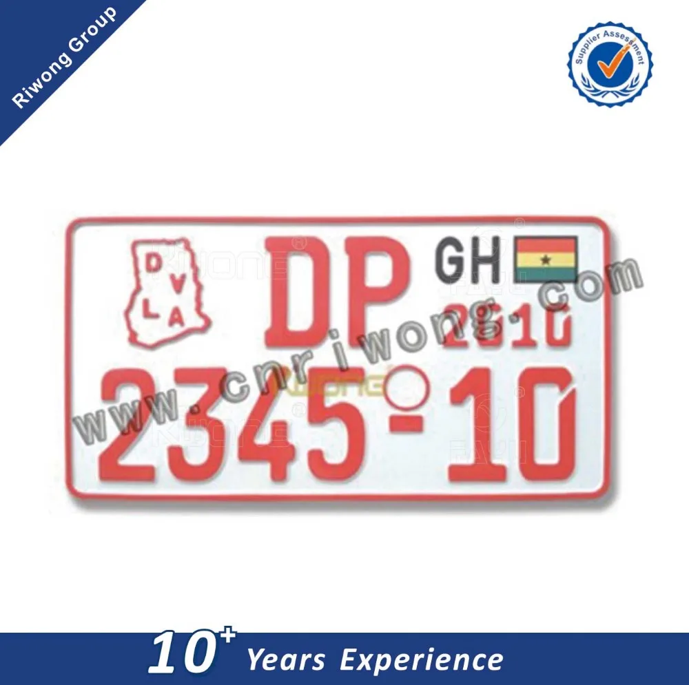 Motorcycle Number Plate and Car Number Plate for Ghana