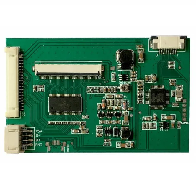 Плата преобразователя LVDS в TTL с поддержкой сенсорного экрана одновременно, LVDS in, TTL out