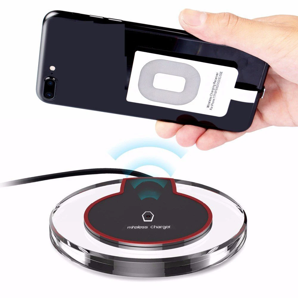 K9 Crystal Custom Mobile Cell Phone Auto Mini Portable Fast Charging Qi Fast Charge Wireless Charger