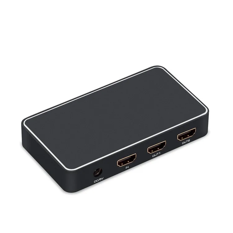 Rocketek новый стиль металлический корпус V1.4 HDMI Splitter 1x2 с поддержкой 3D 4 К * 2 HDCP