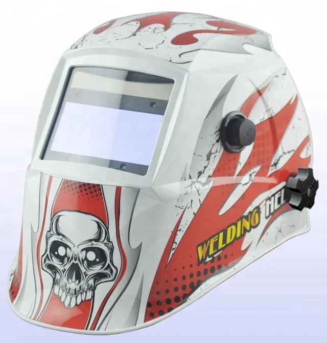 HMT 4 arc sensors variable dark shade 5-9/9-13 large view 100x53mm automatic welder helmets True color vision CE marked