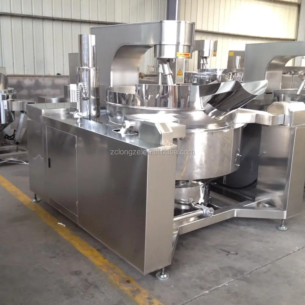 Automatic Industrial Cooking Pot With Mixer