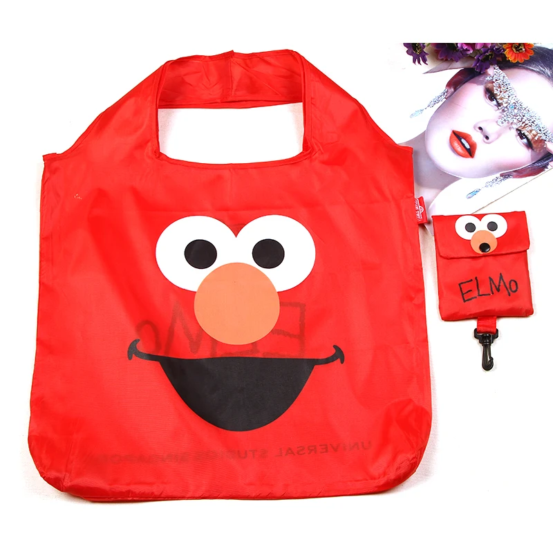 
new Lady Foldable Recycle Bag Eco Reusable Fruit Vegetable Grocery Shopping Bag pouch 