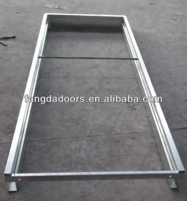 Knock down door frame, galvanized steel door frame