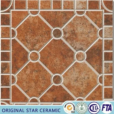Rustic ceramic series vintage non slip outdoor sidewalk floor tiles size 400x400mm OS4A305