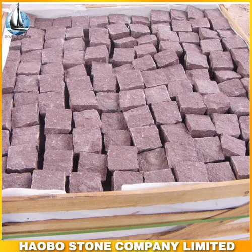 
Cheap Red Granite Cobblestone G666 cobblestone Split Tiles 