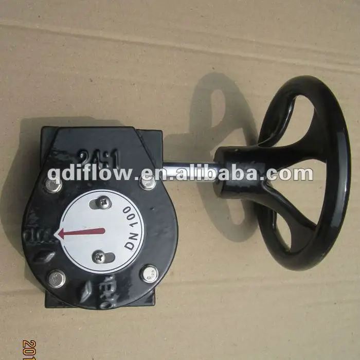 
Butterfly valve gear box cast iron material 