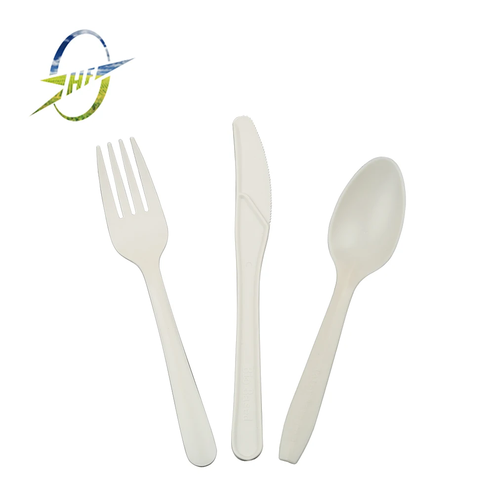 Disposable Corn Starch Eco-friend Fork Dinnerware PLA