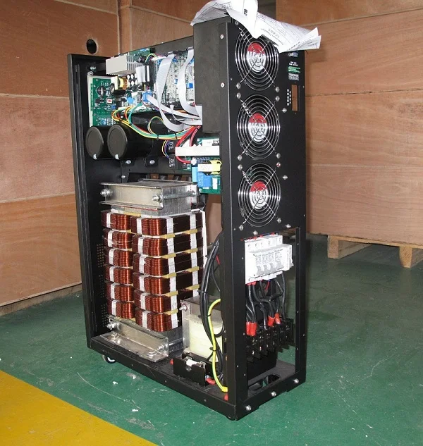 IGBT based online ups 15000w power supply single phase low frequency