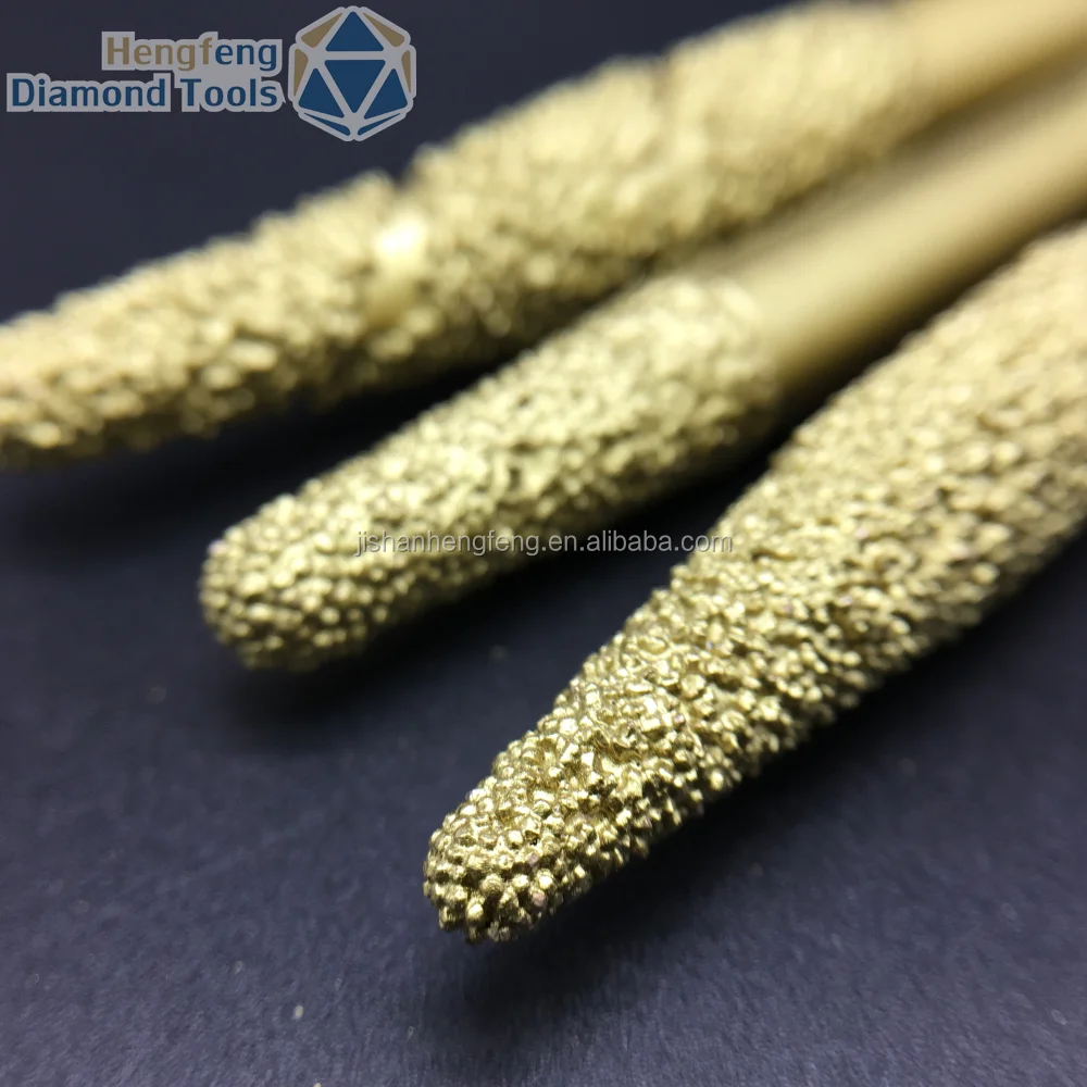 China factory engraving tools brazed diamond graver for grave stones