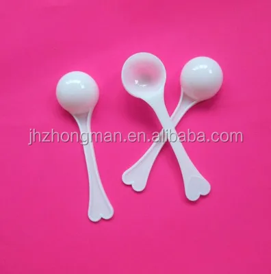 can custom logo Environmental protection disposable 3g plastic powder measuring spoon