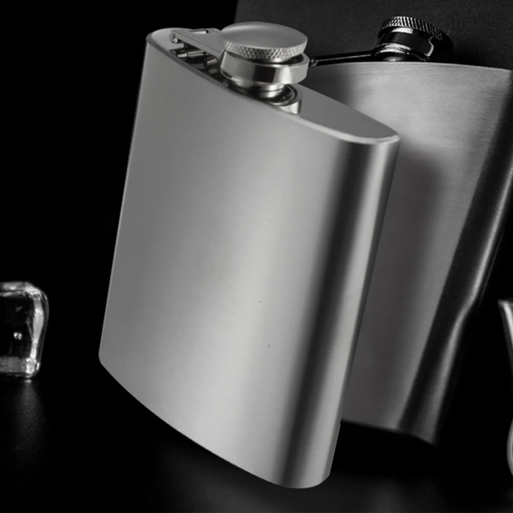 Stainless Steel hip flask Whiskey Alcohol pocket flask wine bottle flask 4oz,5oz,6oz,7oz,8oz,9oz,18oz  flachmann charger