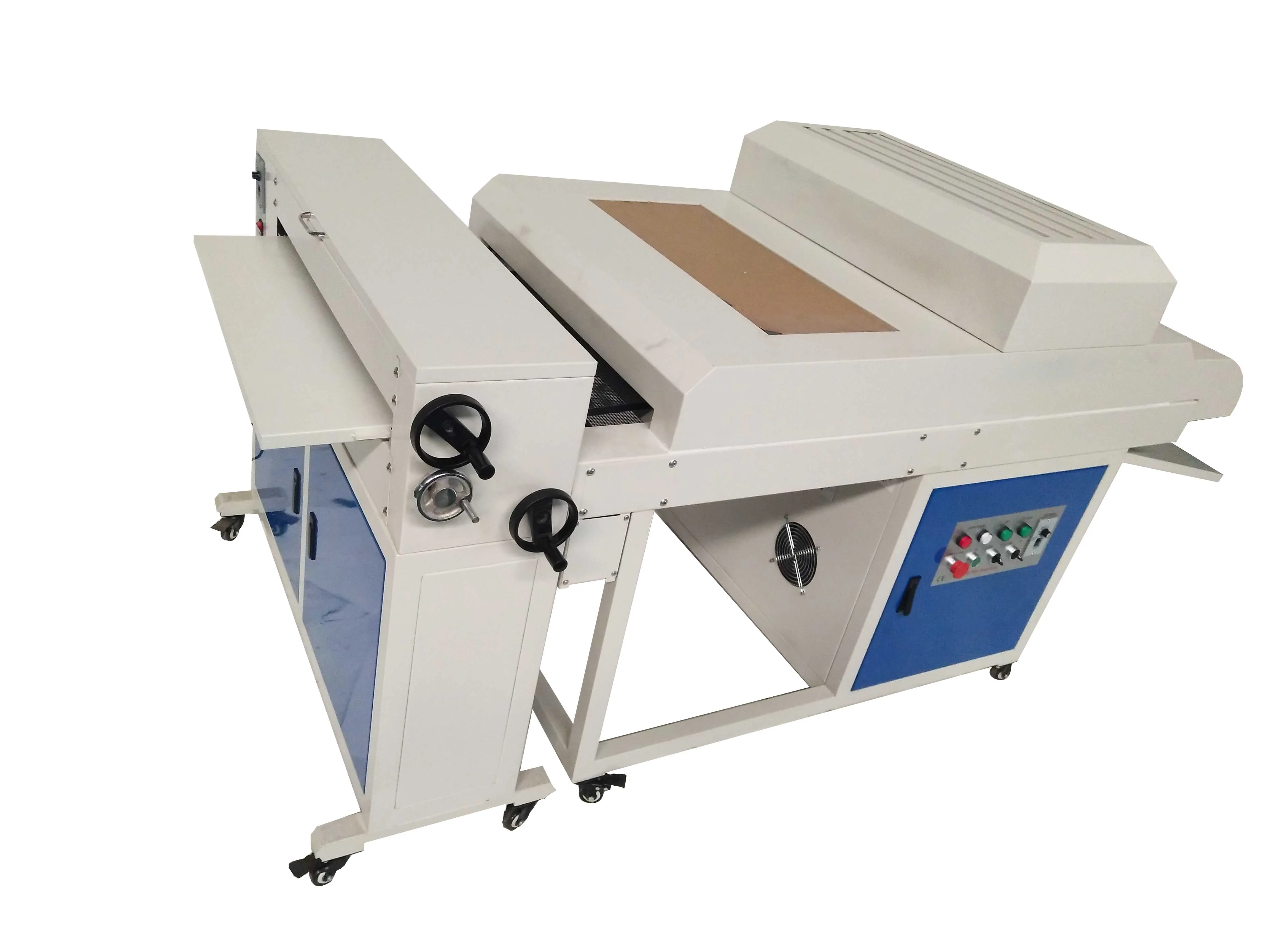 Double 100 A3 semi auto roll to roll paper varnish coating machine new uv wedding coating machine uv coater les
