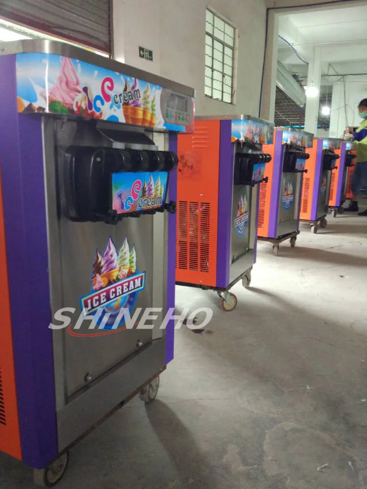 S026 Rainbow Soft Ice Cream Mix Machine
