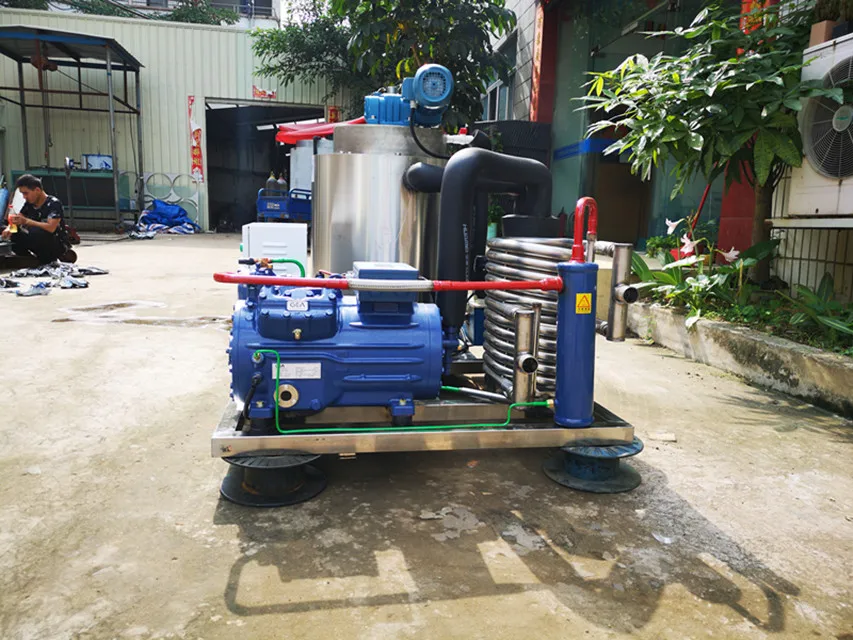 ice factory machine plant maneurop compressor for frozen seafood