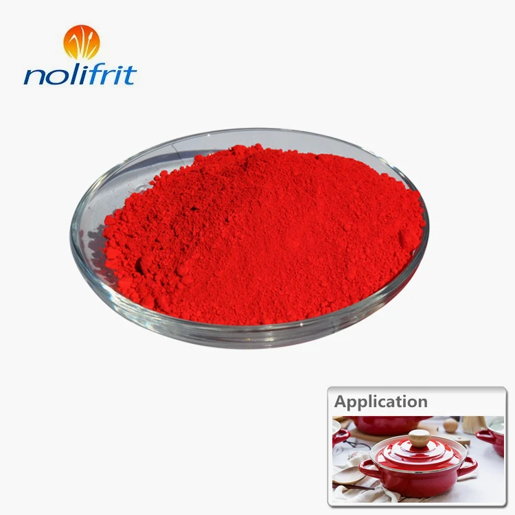 Where to buy cadmium red color pigment enamel paint for red cookware