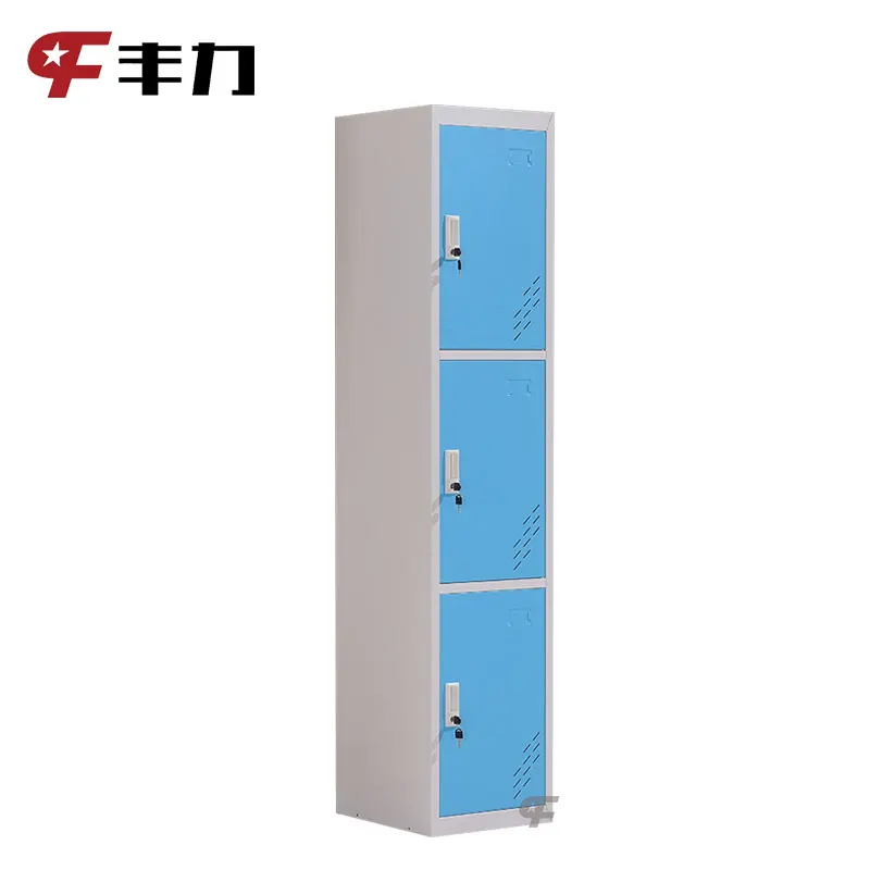 Wall Wardrobe Design Steel Cupboard single 1 door Locker Changing Room metal storage cabinet