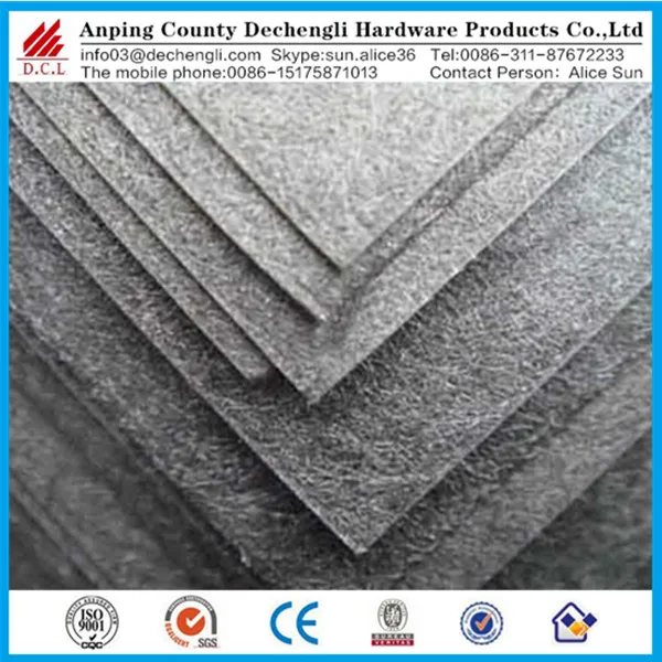 Chinese filter media sintered metal fiber felt used in industry