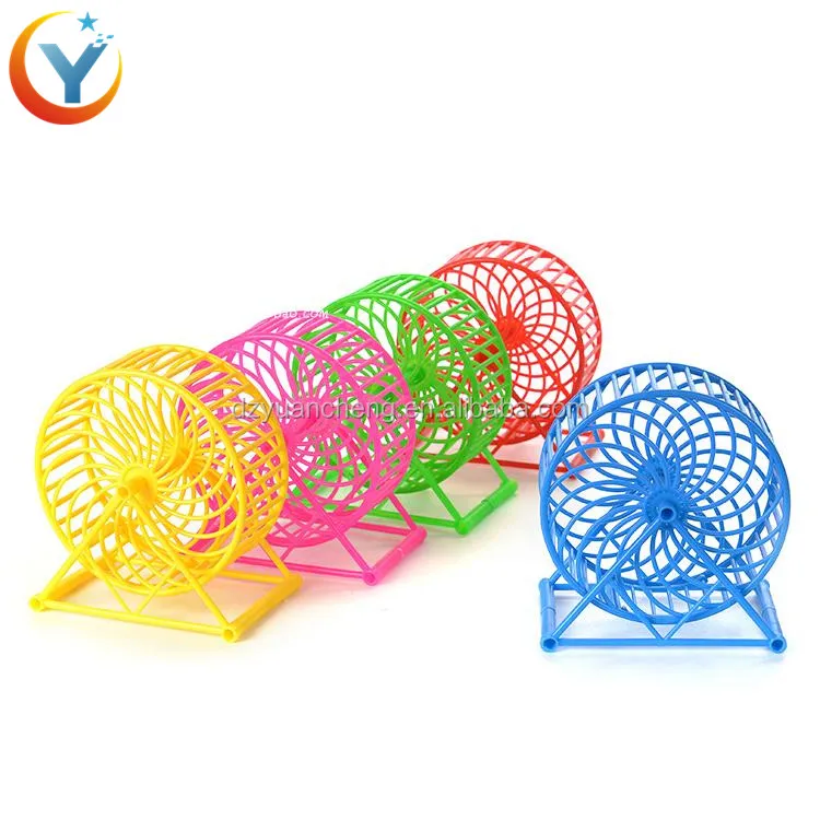 Plastic Mouse Hamster Wheel Mouse Dwarf Exercise Toy Wheel Running Spinner roller